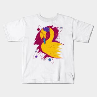 Triad Swan Among The Stars Kids T-Shirt